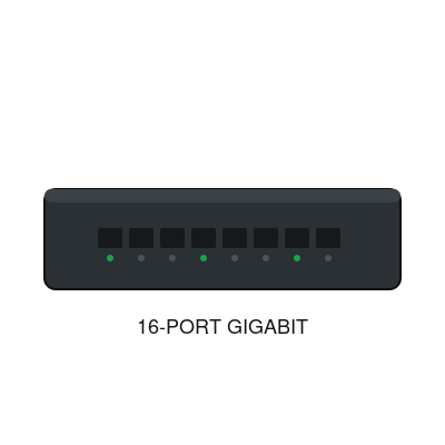 Tenda TEG1016D 16-Port Gigabit Switch